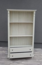 Regál  biely  s  2  šuplíkmi – Obrázok 4