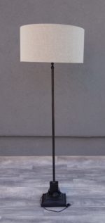 Lampa  stojacia  -  látkové  tienidlo