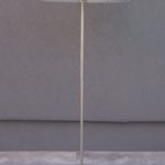 Lampa  stojanová  -  béžové  tienidlo