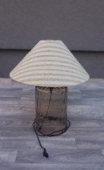 Lampa  so  sklenenou  nohou