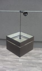 Lampa  závesná  s  hnedým  tienidlom – Obrázok 2