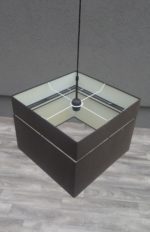 Lampa  závesná  s  hnedým  tienidlom – Obrázok 3