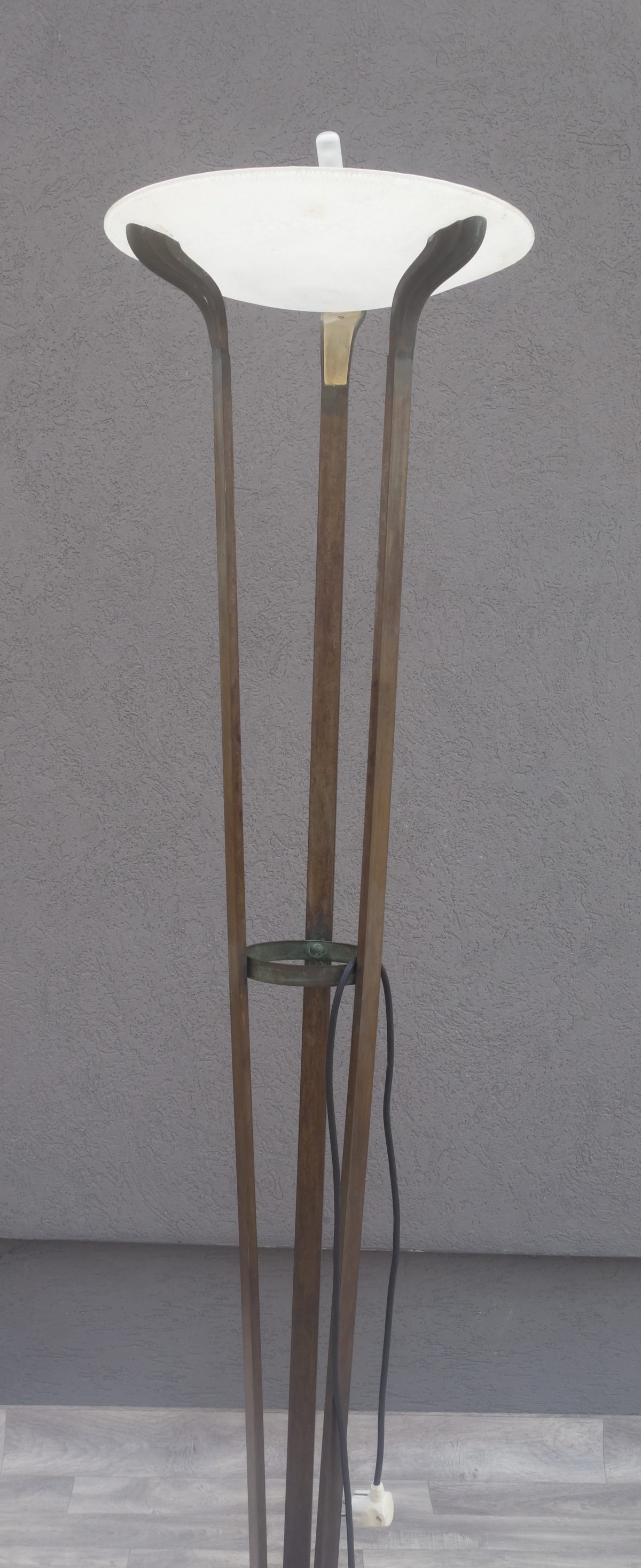 Lampa  stojanová  s  keramickým  tienidlom  -  180 cm – Obrázok 2