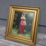 Obraz  –  ručne  maľovaný  na  sololitovej  doske  –  88,5  x  78,5  cm  ( v + š ) - 40