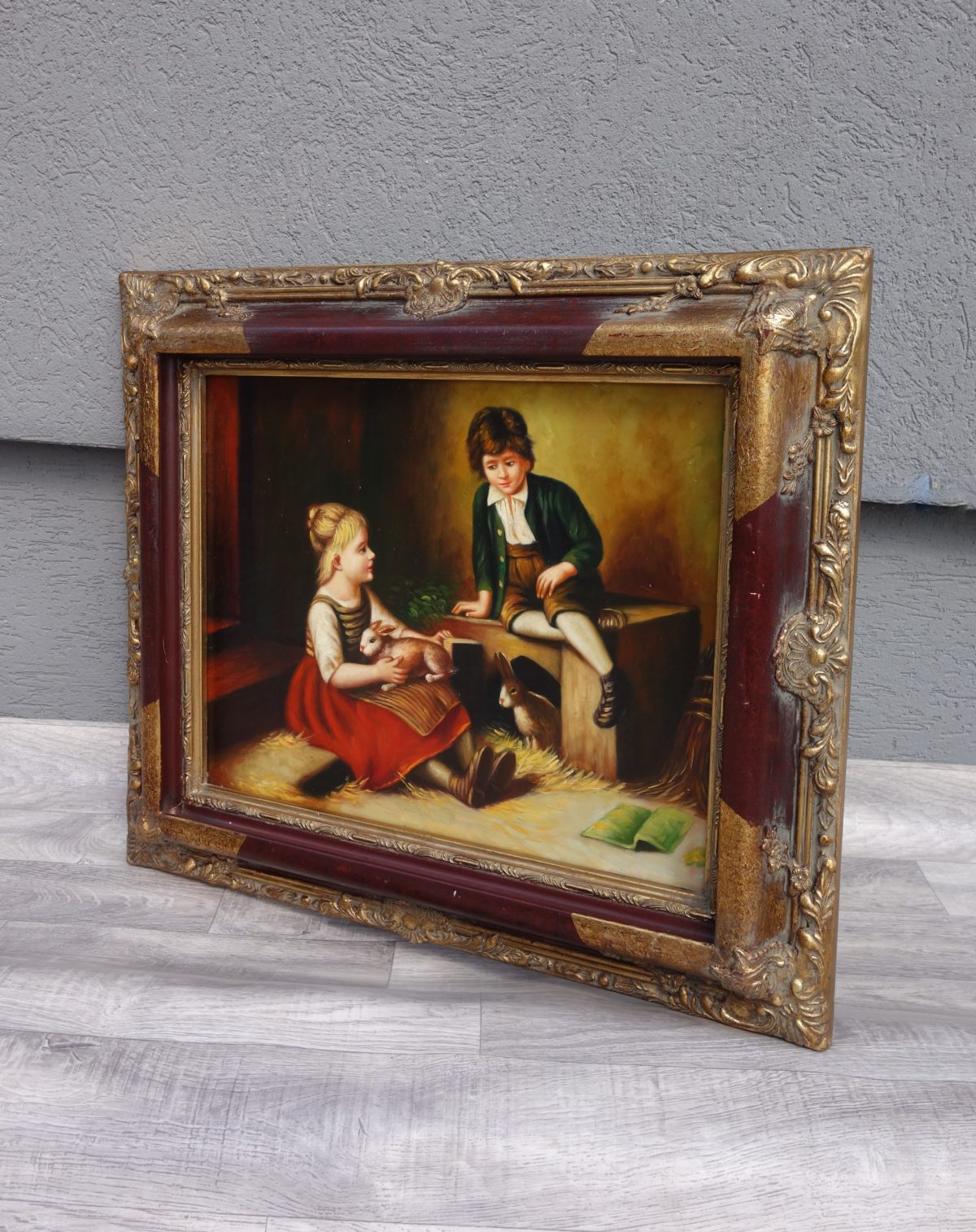 Obraz  –  ručne  maľovaný na  sololitovej  doske –  58  x  68,5 cm  ( v + š ) - 41 – Obrázok 2