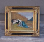 Obraz – ručne maľovaný na sololitovej doske – 66 x 76 cm ( v + š ) – 46