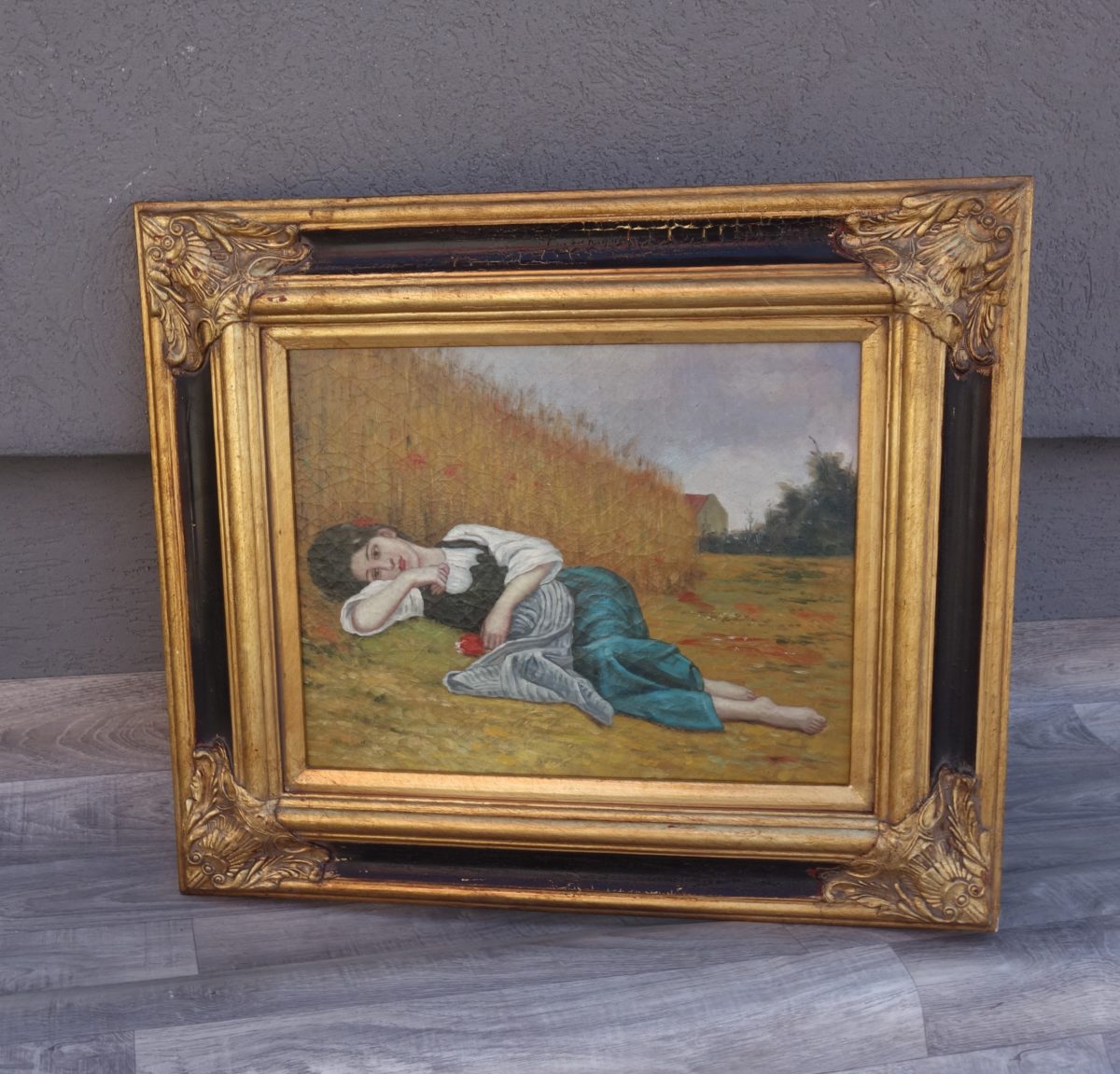 Obraz – ručne maľovaný na sololitovej doske – 66 x 76 cm ( v + š ) – 46 – Obrázok 2