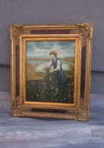 Obraz – ručne maľovaný na sololitovej doske – 74,5  x  64  cm ( v + š ) – 49 – Obrázok 2