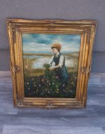 Obraz – ručne maľovaný na sololitovej doske – 67,5  x  57,5  cm ( v + š ) – 57 – Obrázok 2