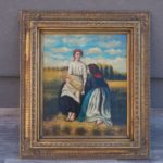 Obraz – ručne maľovaný na sololitovej doske – 86  x 76  cm ( v + š ) – 60