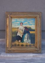 Obraz – ručne maľovaný na sololitovej doske – 86  x 76  cm ( v + š ) – 60