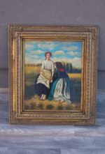 Obraz – ručne maľovaný na sololitovej doske – 86  x 76  cm ( v + š ) – 60 – Obrázok 2