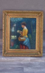 Obraz – ručne maľovaný na sololitovej doske – 84  x 72,5  cm ( v + š ) – 61 – Obrázok 2