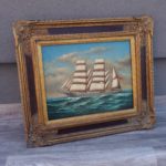 Obraz – ručne maľovaný na sololitovej doske – 64,5  x  74 cm ( v + š ) – 62