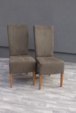 Stolička  moderná  svetlo -  hnedá