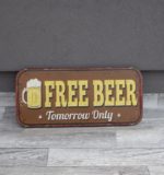 Plechová  retro  tabuľa