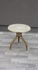 Stolík   okrúhly  -  záhradný – Obrázok 3