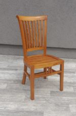 Stolička   masívna   svetlo  -  hnedá   HHM – Obrázok 2