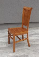 Stolička   masívna   svetlo  -  hnedá   HHM – Obrázok 3