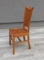 Stolička   masívna   svetlo  -  hnedá   HHM – Obrázok 4