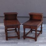 Set  nočných  stolíkov -  starožitné