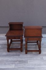 Set  nočných  stolíkov -  starožitné – Obrázok 2