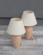 Lampa   stolová   so   smotanovým   tienidlom