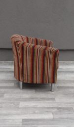 Kreslo  pruhované  klubové – Obrázok 6