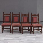 Set   starožitných   stoličiek  -  (  4 ks  )