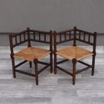 Set   rohových   francúzskych   kresiel