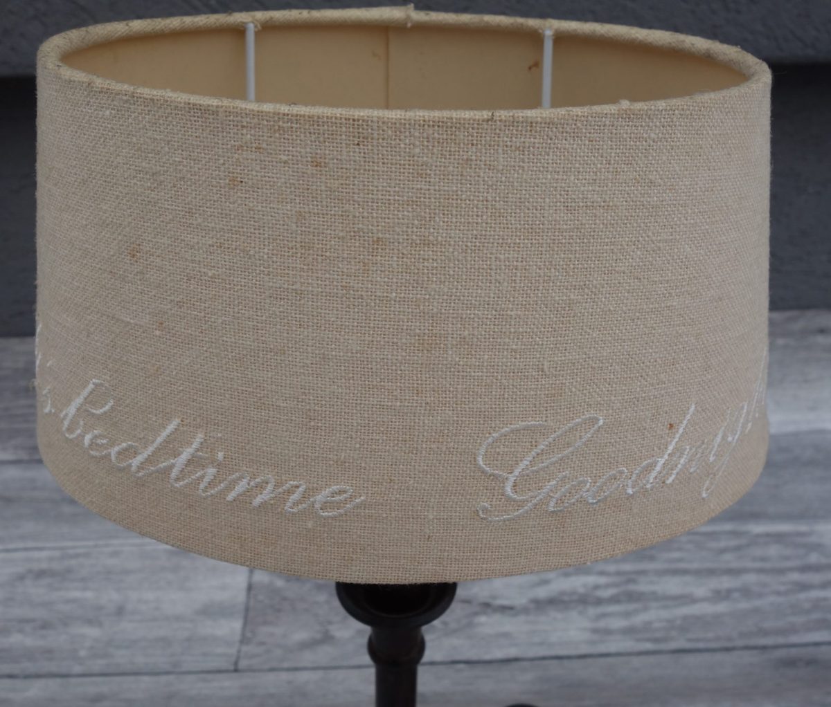 Lampa   stolová  s  plátnovým  tienidlom – Obrázok 5