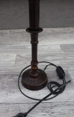 Lampa   stolová  s  plátnovým  tienidlom – Obrázok 6