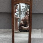 Zrkadlo   drevené   -  úzke