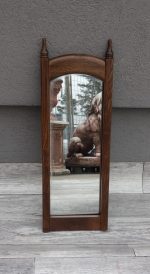 Zrkadlo   drevené   -  úzke