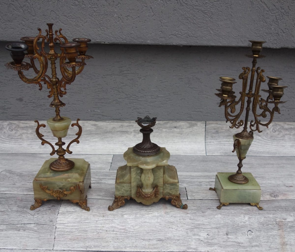 Set   starožitný   mramorový – Obrázok 2