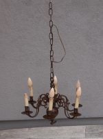 Luster   mosadzný   -   6   ramenný – Obrázok 4