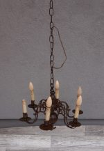 Luster   mosadzný   -   6   ramenný – Obrázok 3