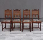 Set   historických   stoličiek -  (  4 ks  ) – Obrázok 2