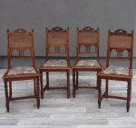 Set   historických   stoličiek -  (  4 ks  )