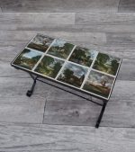 Stolík   vintage   s   dlaždicami – Obrázok 3