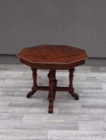 Stôl   renesančný   osemhranný    z   19  .  storočia – Obrázok 2