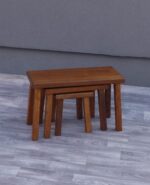 Set   3   masívnych   stolíkov – Obrázok 2