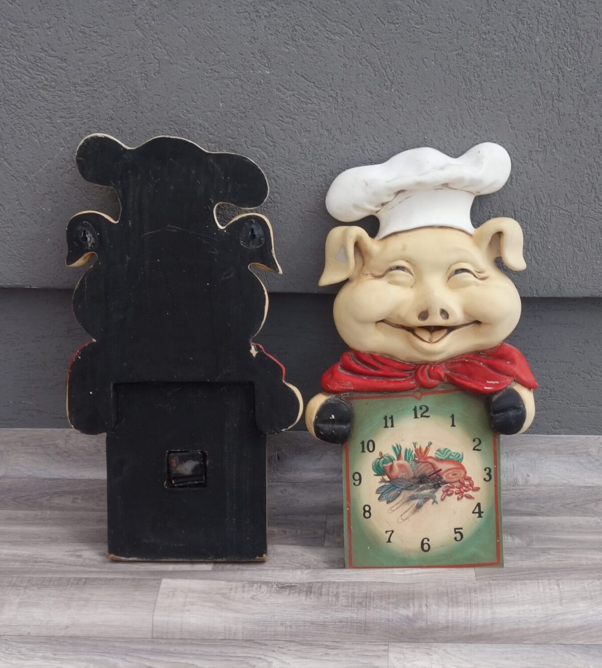 Hodiny  dekoračné  -  prasiatko – Obrázok 8
