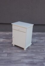 Stolík   nočný   biely – Obrázok 3