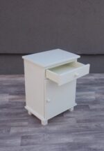 Stolík   nočný   biely – Obrázok 4
