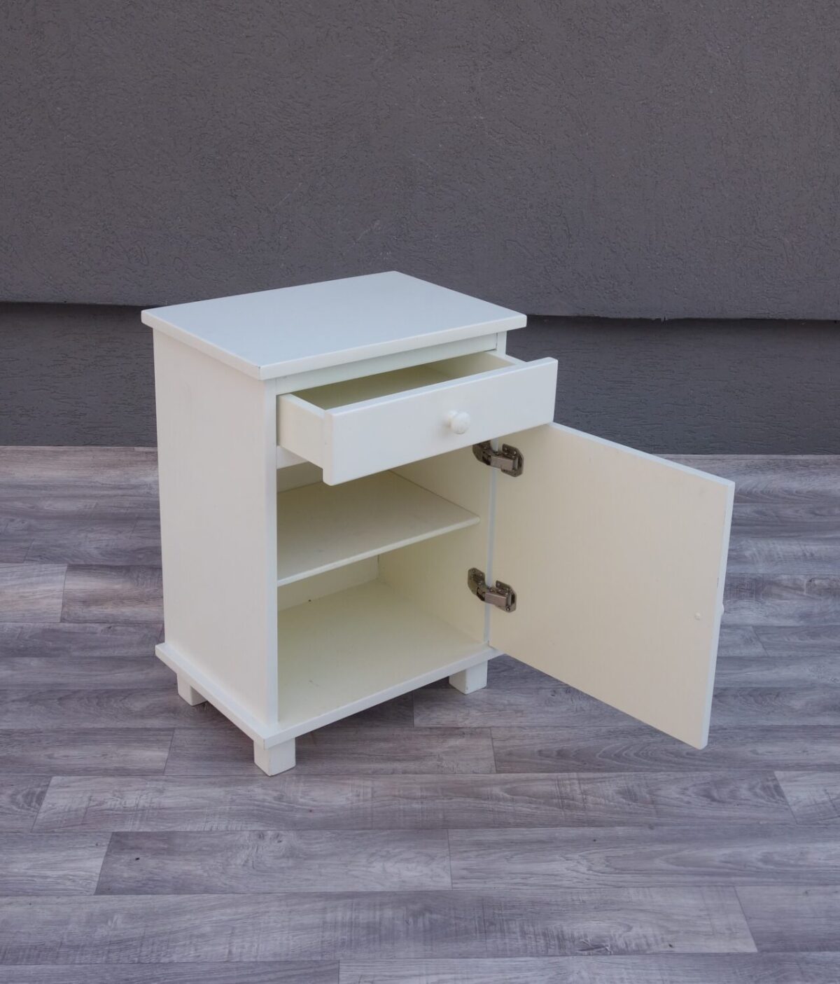 Stolík   nočný   biely – Obrázok 5