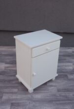 Stolík   nočný   biely – Obrázok 2