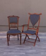 Set   2   vintage    stoličiek – Obrázok 3