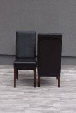 Set   čiernych   kožených   stoličiek   (  2  ks  ) – Obrázok 3