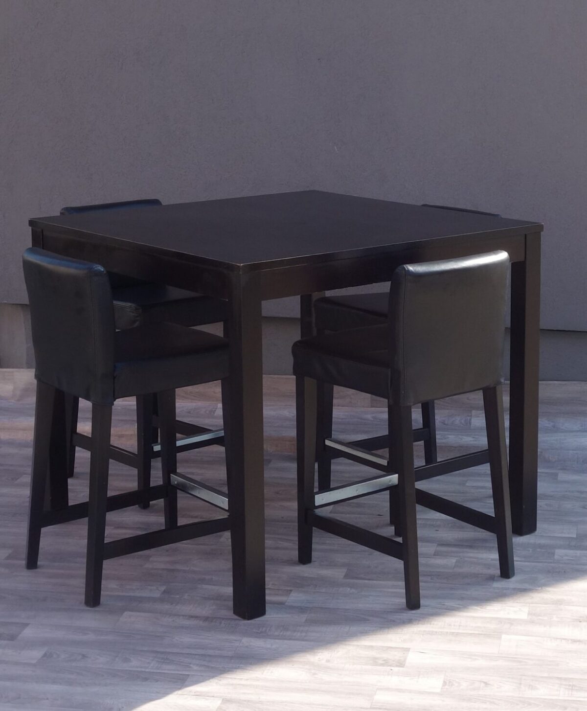 Set  -  barový   stôl  +  4   stoličky – Obrázok 2